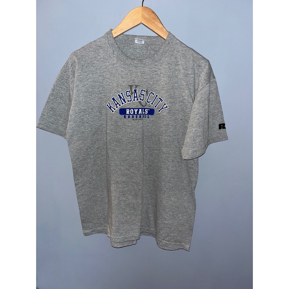 Russell Athletic Kansas City Royals Baseball T Shirt Adult Medium Short Sleeve